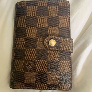 LV Damier Ebene Canvas French Wallet